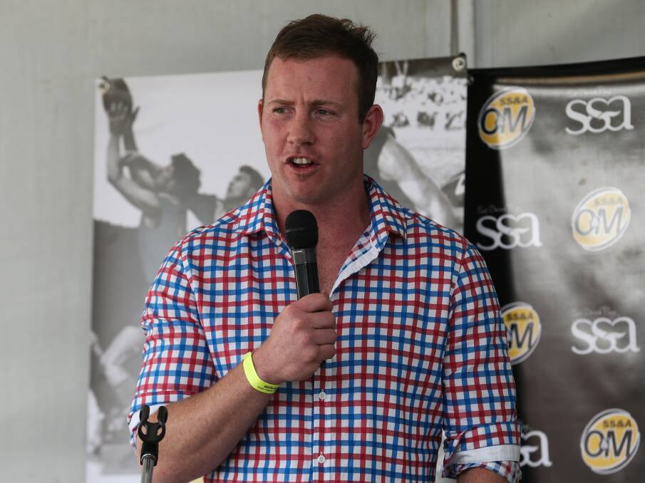 Steve Johnson was the Ovens and Murray's
guest speaker at the 2015 grand final.