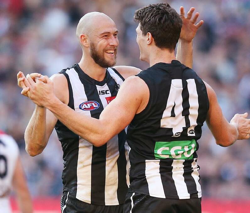 Ben Reid was honoured with several of his Collingwood teammates after playing in the Magpies' 2010 flag. He is set to make a big impression for Wangaratta this year.
