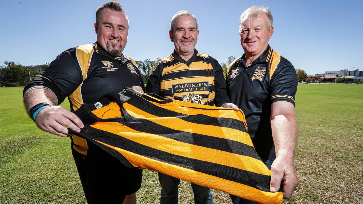 Dallan McMaster, Phil Star and Gordon Habermann are looking forward to Walbundrie's reunions.