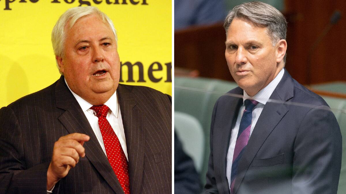 LEFT: Clive Palmer. Photo: Darren Pateman. RIGHT: Deputy Opposition Leader Richard Marles. Picture: Sitthixay Ditthavong