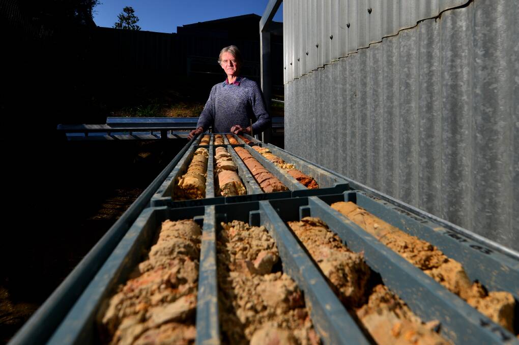 FIELDS OF DREAMS: Fosterville South's Rex Motton says there is potential for a new mine beneath Victorians' feet. Picture: DARREN HOWE