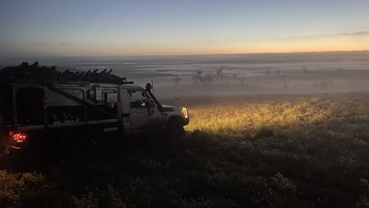 Lindsay told me the thing he loved most about his job was the sunrises. Picture: Supplied