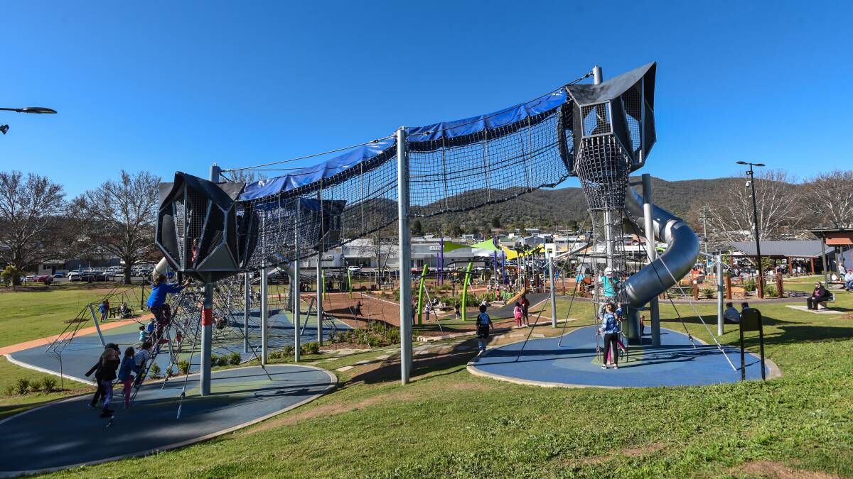 Coming soon: The Sky Walk, a piece of play equipment coming to Lake Mulwala, as part of a new $1.8 million project due to be finished by the end of the year. 