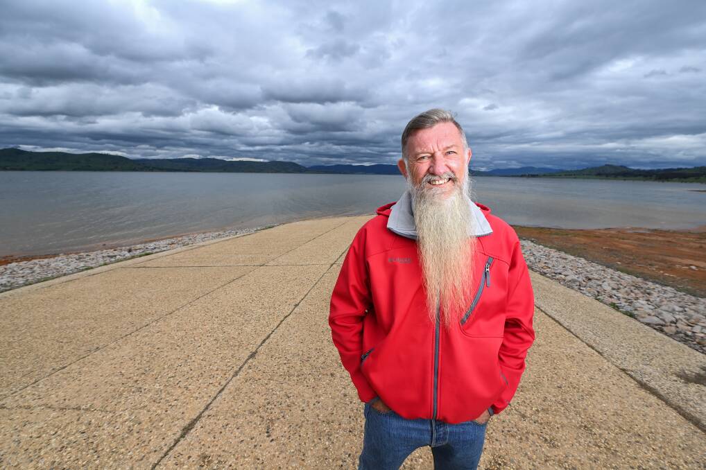 Supporter: Wodonga Council candidate Rick Del Monte would like to see houseboats on Lake Hume. He has backed a fellow former policeman Murray King in arguing the aquatic accommodation would lift tourism. Picture: MARK JESSER
