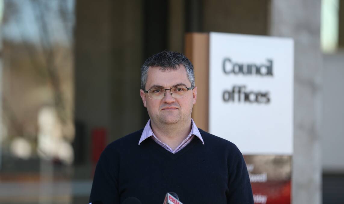 Optimistic: Wodonga mayor Kev Poulton is upbeat about a renewed approach to Junction Place with the council, community and Development Victoria will be successful.