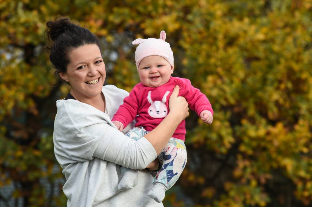 Next generation: Sophie Price with her daughter Elsie. She has become the youngest Indigo Shire councillor, having been elected at the age of 24. 