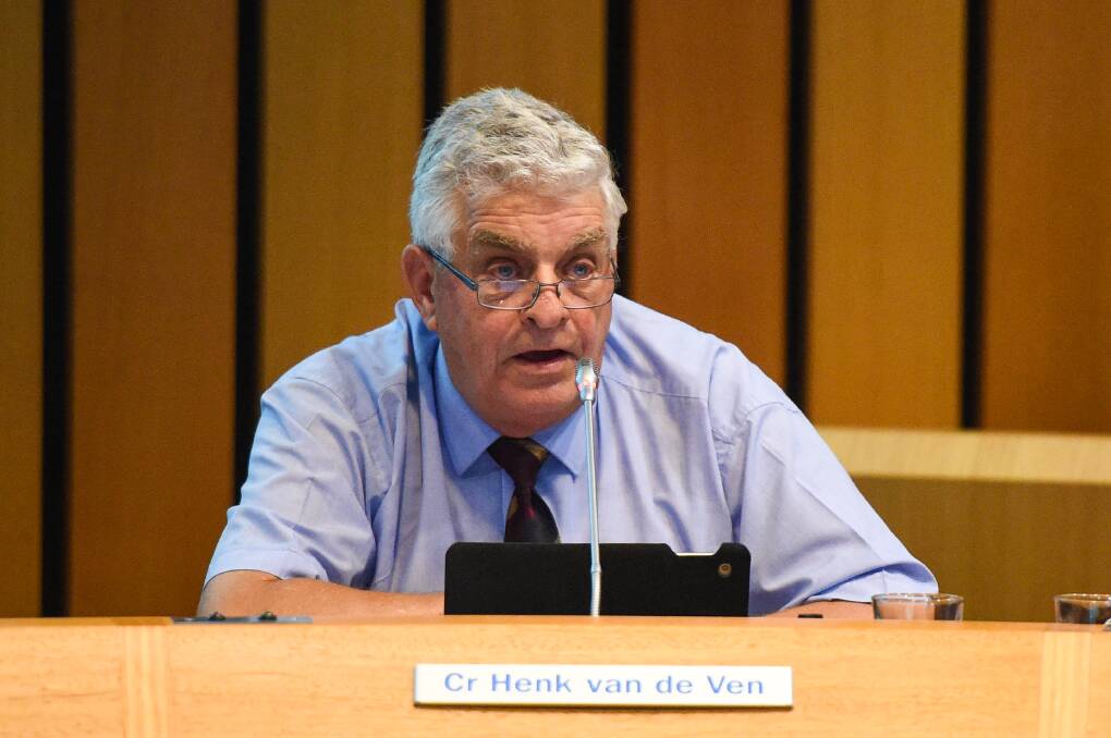 Weighing it up: Former mayor Henk van de Ven is contemplating running for the mayoral or deputy mayoral role on Monday. Picture: MARK JESSER