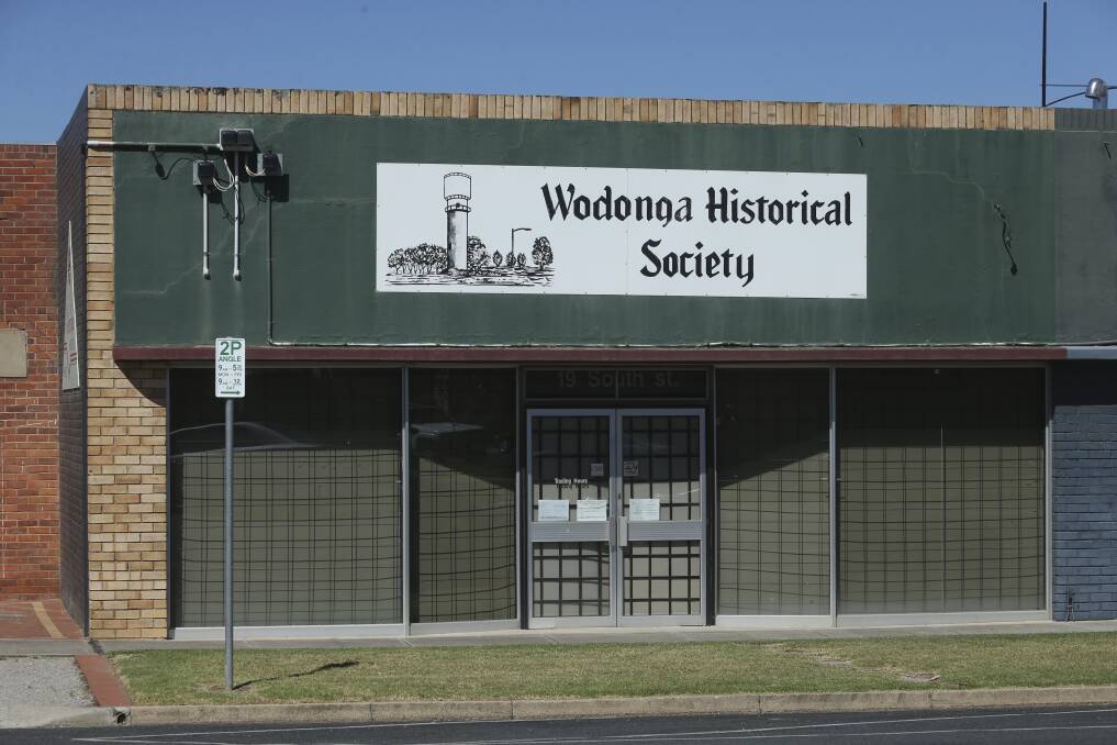 Home for now: The Wodonga Historical Society is set to remain in its South Street building in the short term despite concerns about the suitability of the premises to house memorabilia and cater to members and visitors.