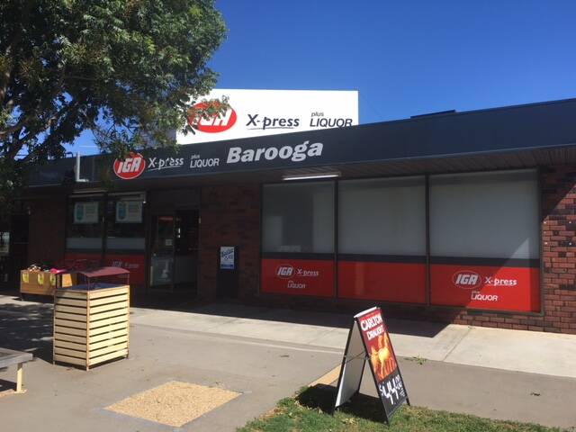 No longer buzzing: Barooga's IGA supermarket has seen patronage plummet in the past week following convoys of Victorian tourists leaving the town.