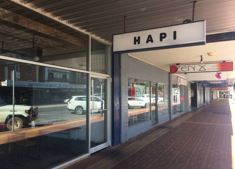 Excluding some: Dumpling bar Hapi, in Albury's main street, has made clear it will not allow Sydneysiders to dine in the eatery.
