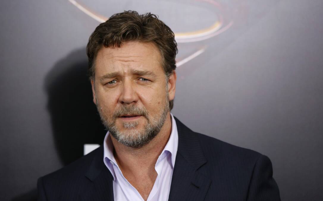 Spot the resemblance: Russell Crowe will play bushranger Harry Power who hid on a property overlooking the King River in the North East, while police were seeking him. The site is today known as Powers Lookout.