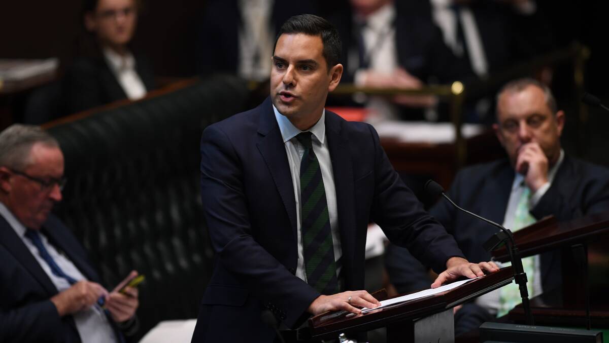 Succeeded: Sydney Independent MP Alex Greenwich who put the decriminalisation bill to the Legislative Assembly was able to see it pass on Thursday night.