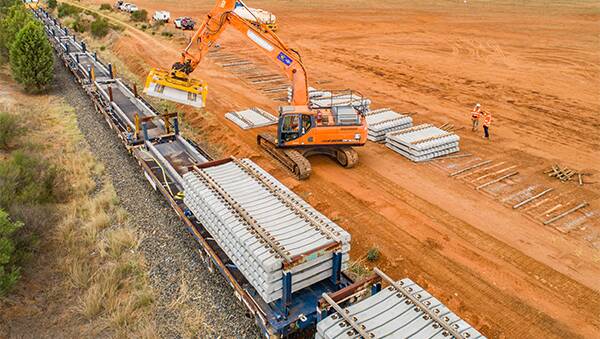 Spin-off: The provision of inland rail will aid students. Picture: INSIDE CONSTRUCTION 