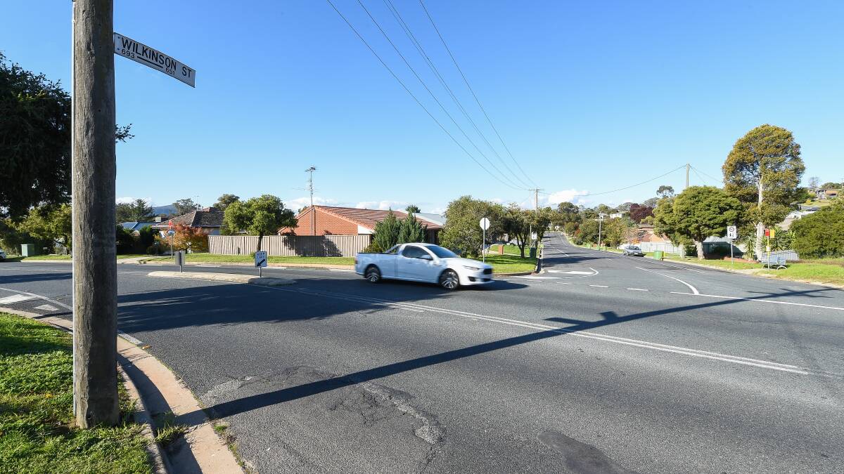 Change planned: The Tenbrink Street entrance to Wilkinson Street which will be shutdown by Albury Council under a move to slow down traffic in that area of Glenroy. Picture: MARK JESSER