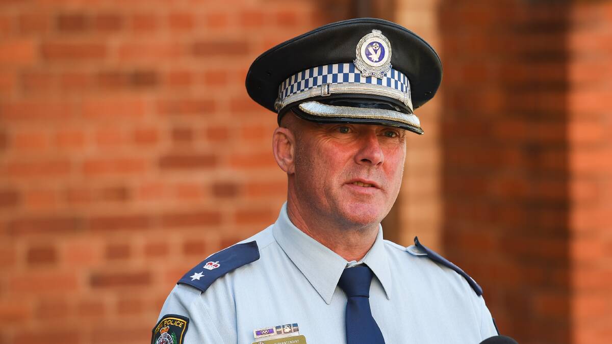 Warning message: Albury police chief Superintendent Paul Smith wants householders to take greater security measures to prevent overnight stealing of valuable items.