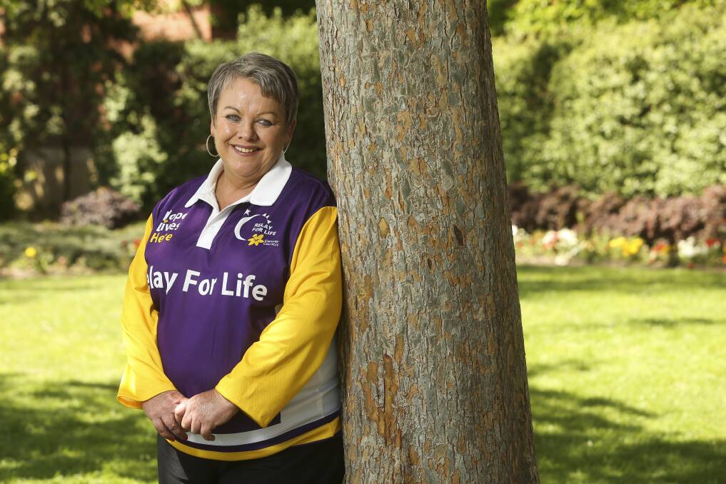 Passionate: Sharon Jacka in 2016 at the time she was named as the hero for that year's Border Relay for Life.