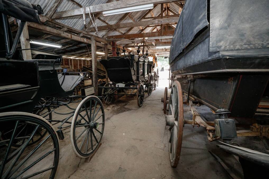 Carriages in the museum at Billson's Brewery at Beechworth continue to have an uncertain future as a new home is sought for them. 