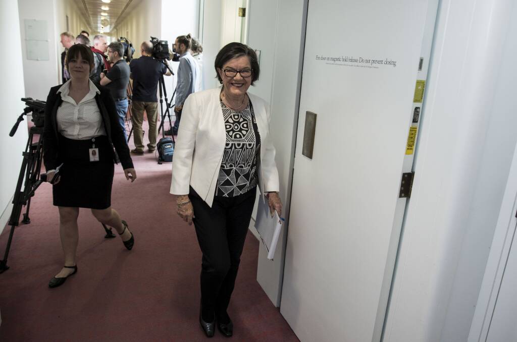Walking away: Independent MP for Indi Cathy McGowan will announce on Monday whether she will contest another election or retire.