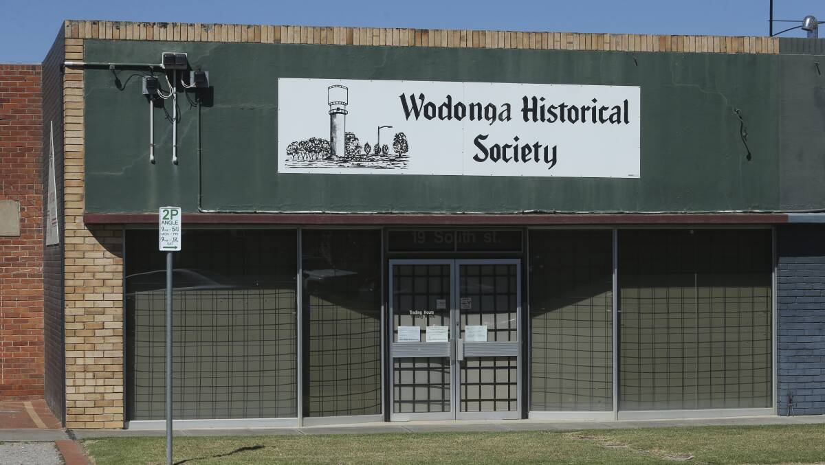 Soon to be old home: The existing historical society premises in South Street, Wodonga.