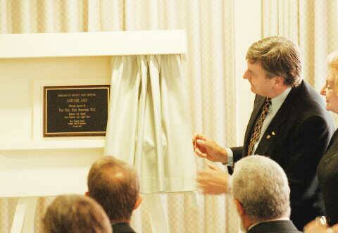 Flashback: Then Victorian Health Minister Rob Knowles opens the Kerferd psychiatric unit in 1998. Plans for a new centre have been announced.
