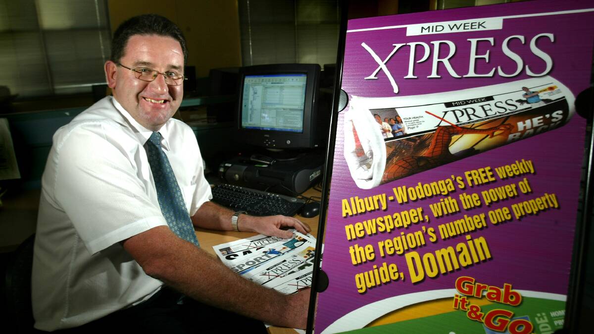 Flashback: David Johnston in 2008 during his time at the helm of the Mid Week Express.