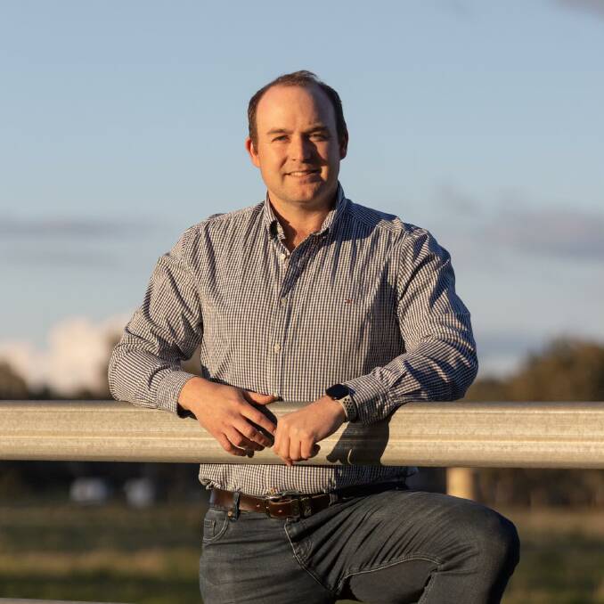 Contender: Brad Hearn will fly the flag of the Liberal Party in the vote for Euroa in this year's Victorian election.