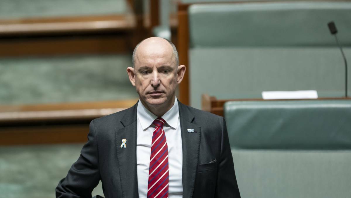 Needs to go: Government Services Minister Stuart Robert should resign after being at the helm of the Robodebt scandal which has cost taxpayers a fortune and ruined lives. Picture: CANBERRA TIMES