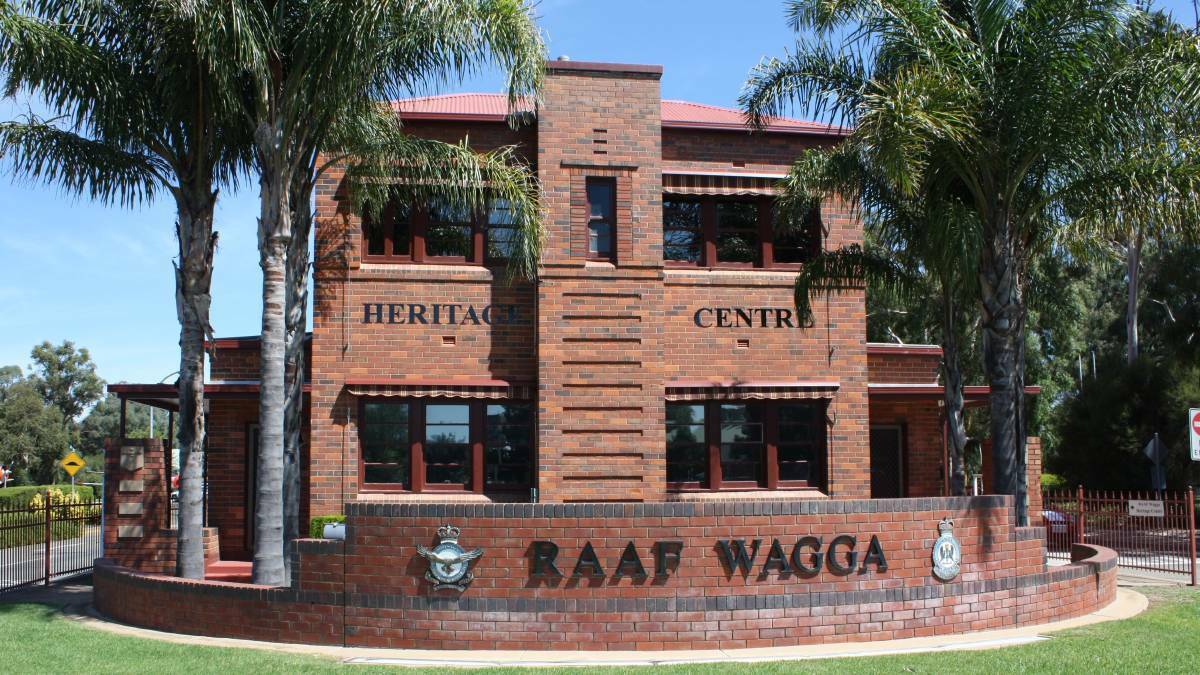 On base: The Wagga air force hub where soldiers from Sydney are quarantining after having attended the Crossroads hotel recently. Picture: DAILY ADVERTISER