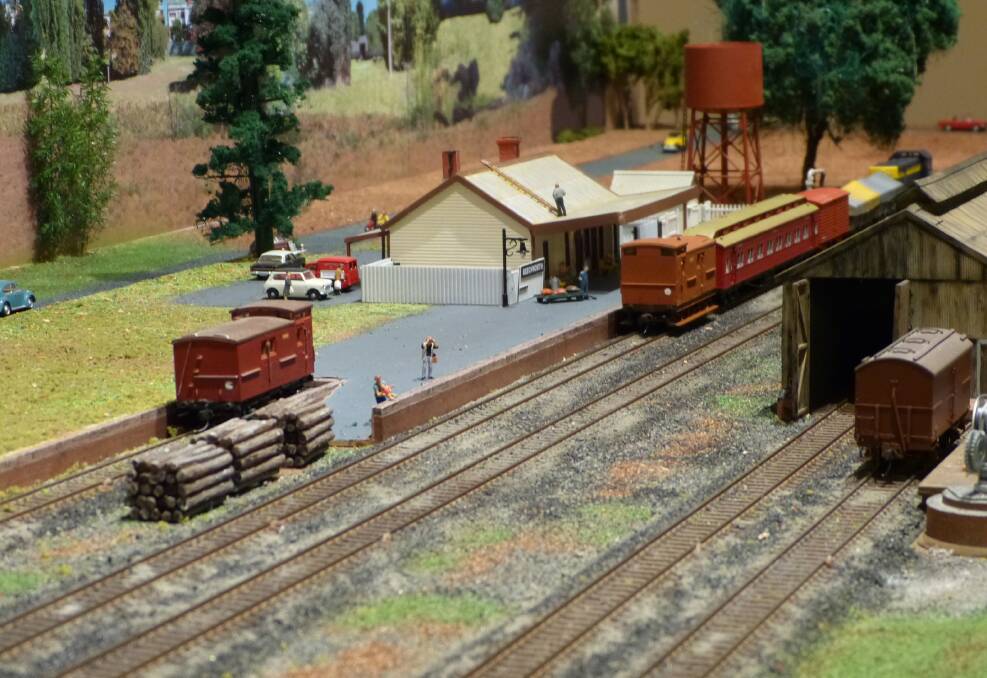 How it was: A model of the Beechworth railway station in its heyday. The former stop on the Yackandandah line is now to become home to a food shop later this year.