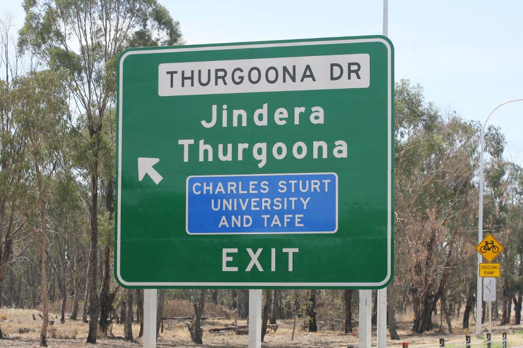 Spreading the load: The Thurgoona Drive exit is set to benefit from a reduction in congestion with a greater focus on the Davey Road off and on ramps.