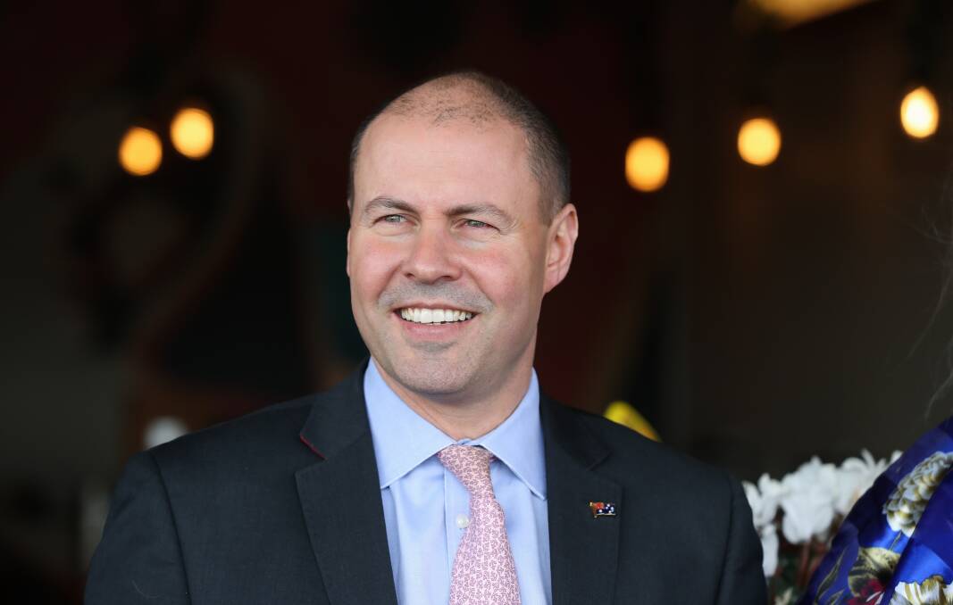 Flashback: Josh Frydenberg during a visit to Albury in 2018. The Treasurer has been given an insight into the impact of the hard border lockdown on the region's economy and jobs by Liberal colleague Sussan Ley.