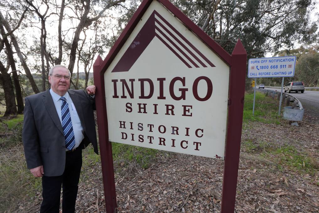 Cache of complaints: Indigo Shire mayor Bernard Gaffney has the most complained about council in the North East.