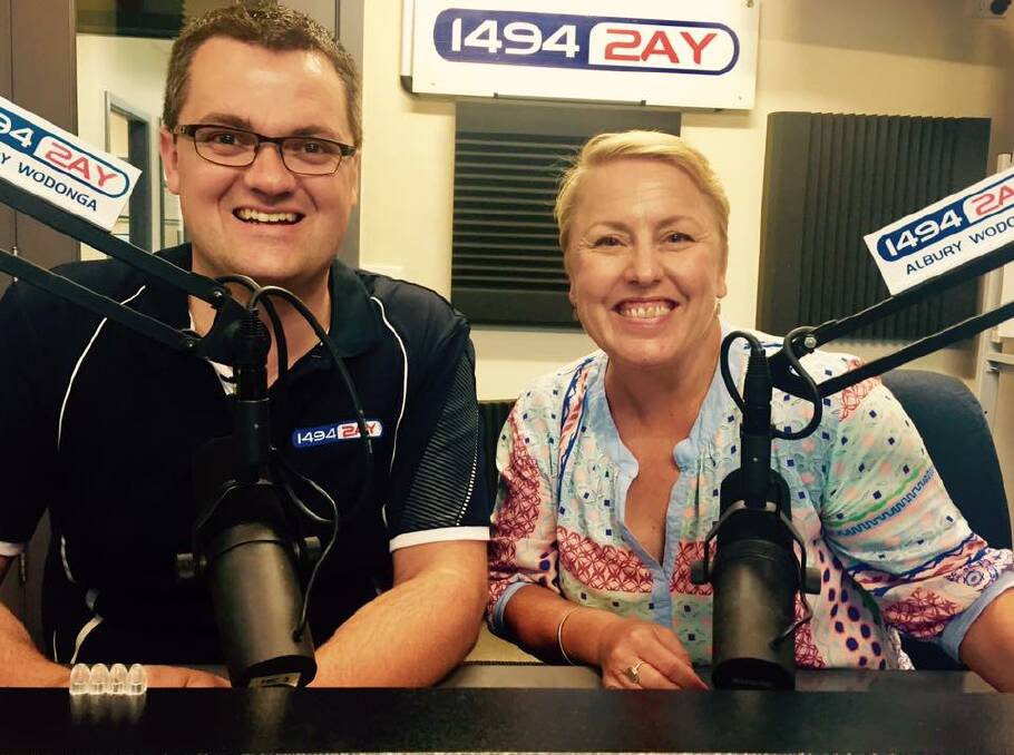 Looking to improve: 2AY's Kev Poulton and Sandra Moon are aiming to bring the AM station's ratings up after having united in March.