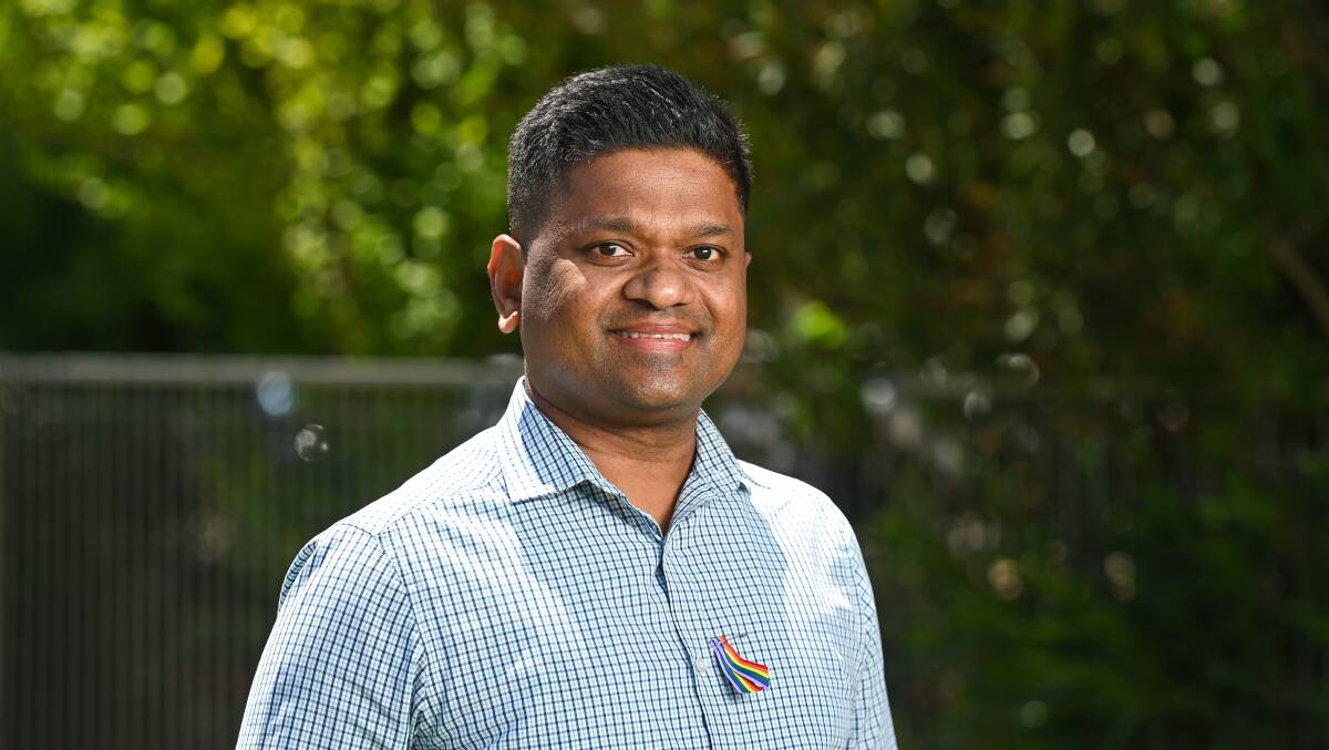 Benalla councillor Punarji Gunaratne whose opposition to a sculpture drew backlash from the rural city's mayor.
