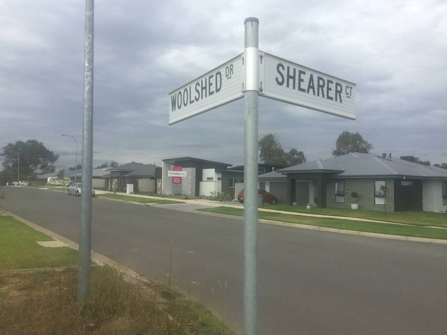 Expanding: Part of the existing Woolshed Estate which will be extended by a further 92 lots after Albury Council this week approved stages four and five. 