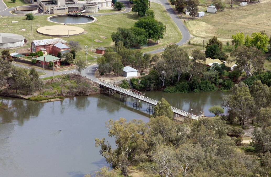 In the zone: Albury councillor Jessica Kellahan has queried the thinking on changes to land status along the Murray River. This shows the old waterworks in East Albury.
