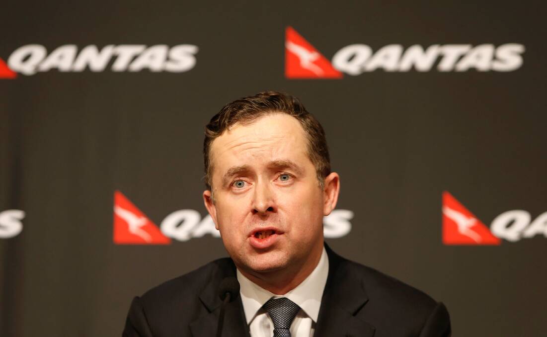 Prepared to wait: Qantas chief executive Alan Joyce who has said he is willing to hold out for a parliamentary vote for gay marriage rather than have a plebiscite.