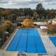 Surface tension: The Albury pool is in winter mode but debate over its management will ripple across the council chamber on Monday night.