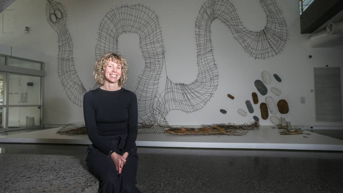 Vocal supporter: MAMA director Bree Pickering wants to see the governance model of the art gallery changed. The Shepparton Art Museum now under construction has the same set-up being adopted by Albury's gallery.