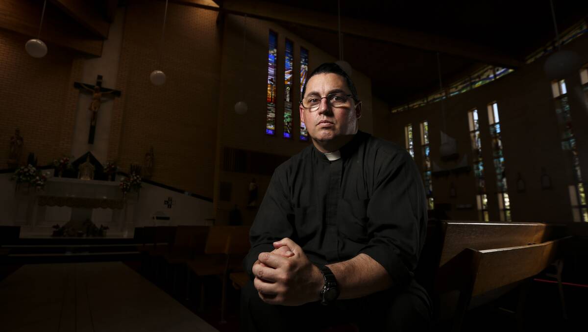 Hypocritical: Catholic priest Brendan Lee has rebuffed a suggestion from a leader in his church at the places of worship should be subject to exclusion zone law like that on the cards for abortion clinics in NSW.