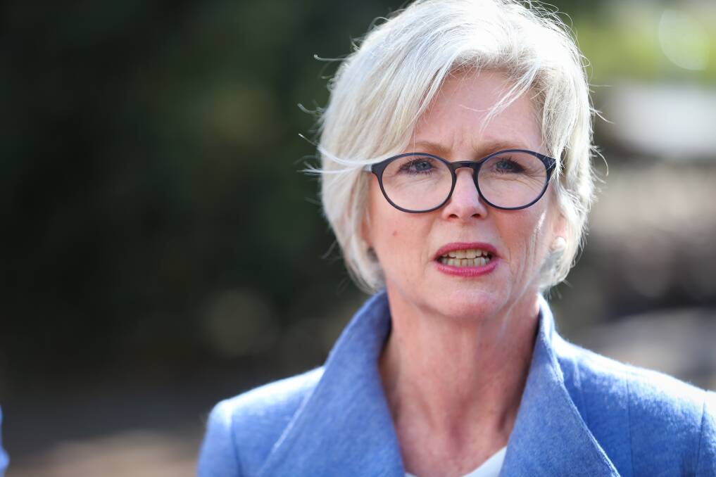 Striking back: Helen Haines has criticised Liberal Party senator Jane Hume for coming to the North East and unloading on her during the election campaign.