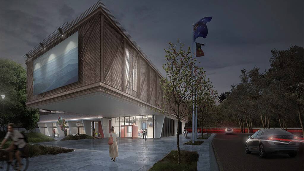 Tourist stop-off: An artist's depiction of how Wodonga's new library will look. Mayor Anna Speedie announced this week it would cater to visitors through having travel and sights information.