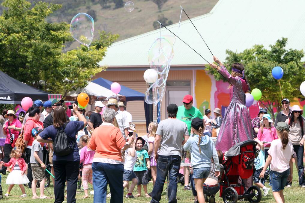 Plastic free: Under the planned policy of Wodonga Council, the city's annual children's fair would not feature balloons and other single-use items such as plastic cutlery.
