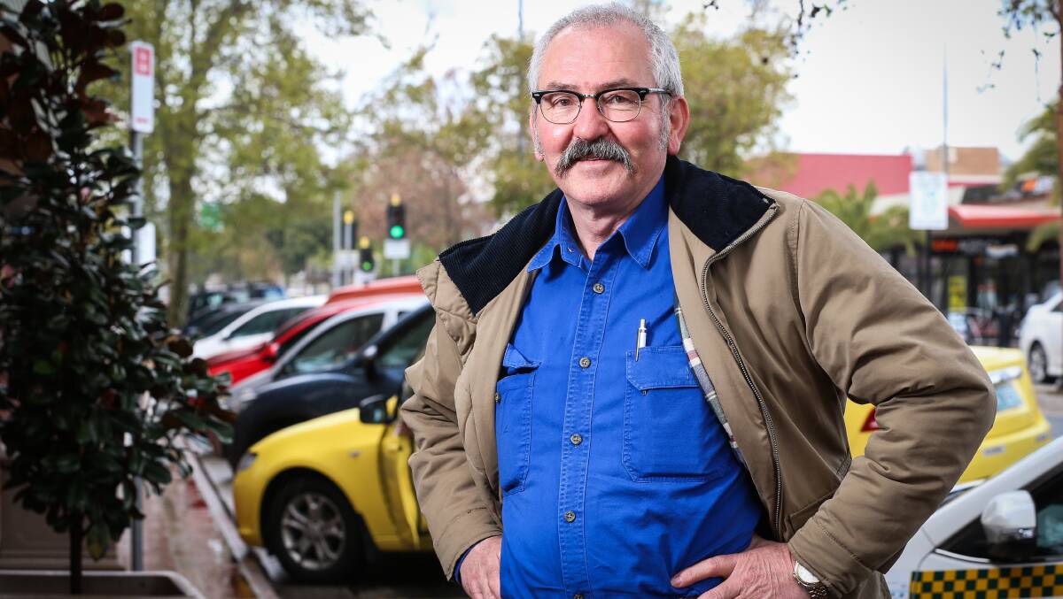 Not good enough: Wodonga councillor Ron Mildren has blasted the city's draft hill strategy as "lacking in real long term forward thinking".