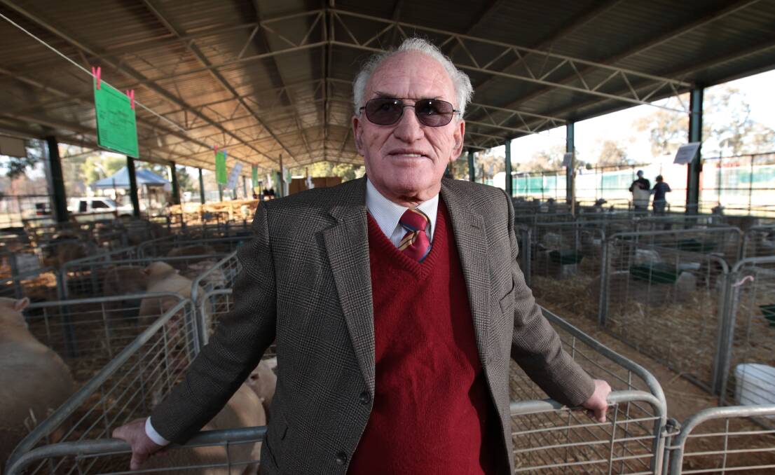 Still going: Albury Show Society president Wal Blezard says a final decision will be made at the end of August about whether the agricultural expo is held in 2020.