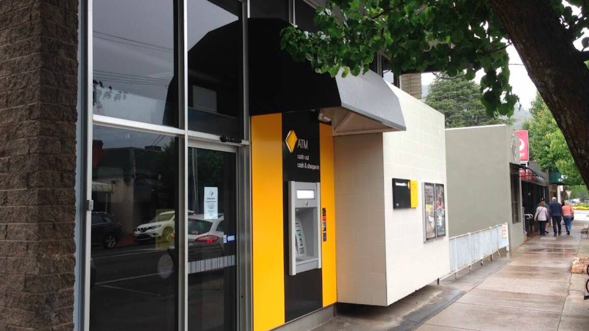 The Commonwealth Bank's Bright site has had its planned closure put on hold pending the Senate's inquiry into the closure of branches across Australia. Picture from Google Street View.