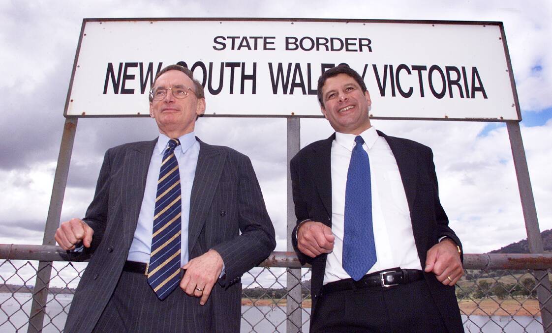 Flashback: The last time a major cross border deal was the focus of state premiers was in 2001 when then leaders Bob Carr (NSW) and Steve Bracks (Victoria) unveiled a plan for a merged city of Albury-Wodonga. Nearly 20 years a memorandum of understanding on Border issues is set to ratified by political chiefs north and south of the Murray River.