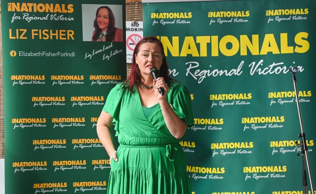 Shattering: Nationals candidate for Indi Liz Fisher has been left disappointed after failing to drive up support for her party the North East seat.