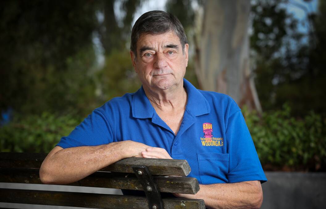 Departing: Ian Deegan is resigning as president of the Wodonga Ratepayers' Association, having decided it is time for a new person in the role.