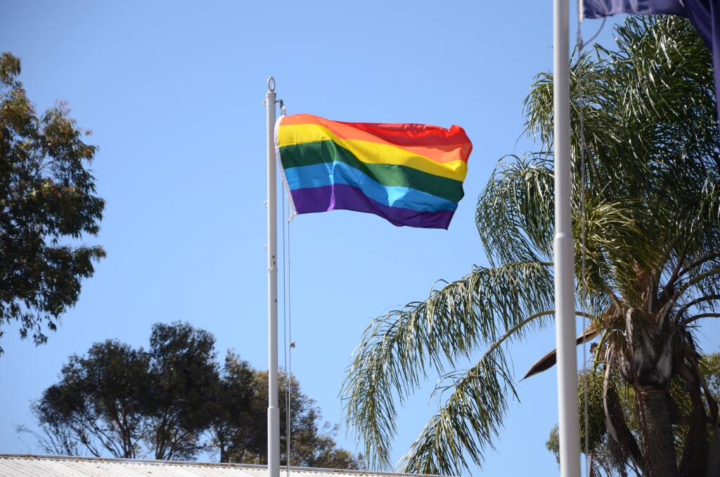 The rainbow flag, marking LGBTQI pride, may go on show at Albury Council.